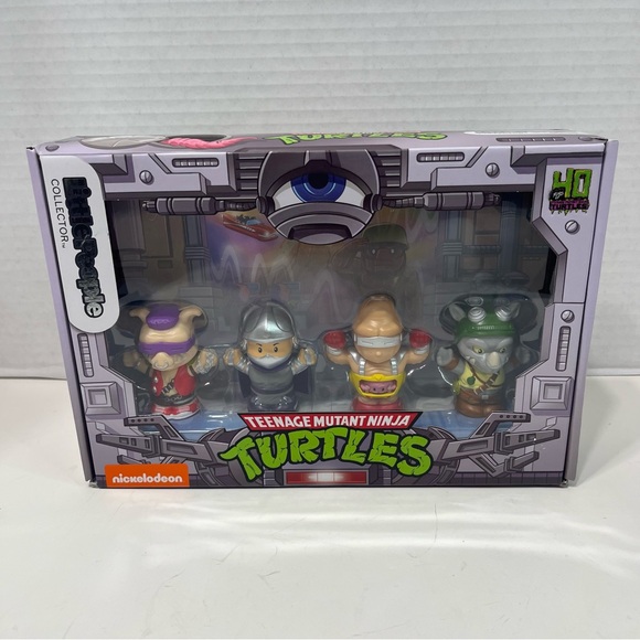 FISHER PRICE LITTLE PEOPLE teenage mutant ninja turtles villains collector set - Picture 1 of 10
